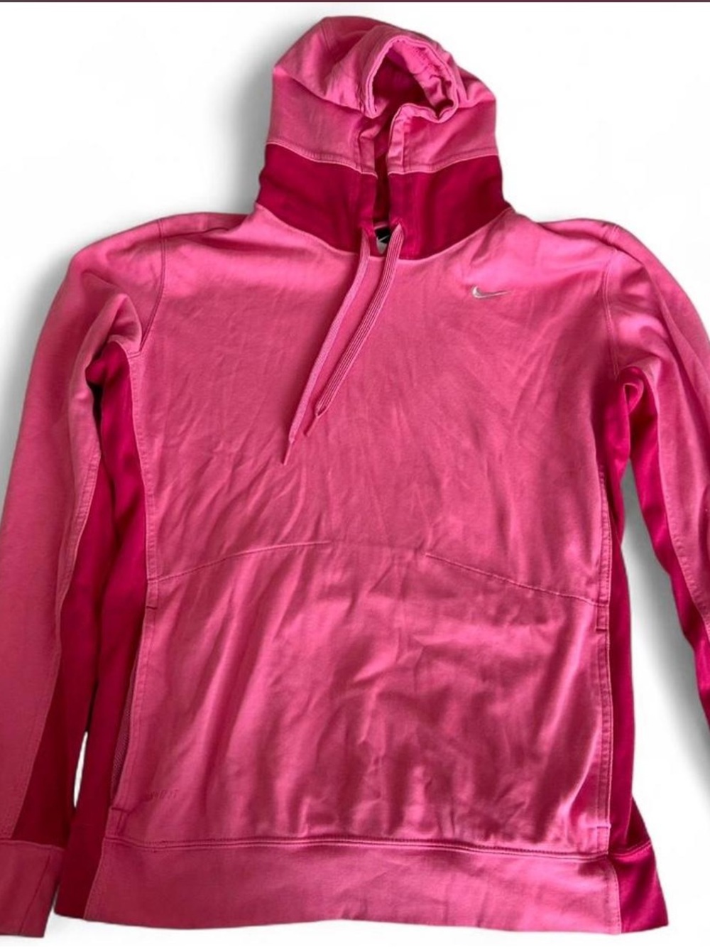 Nike Two-Tone Pink Hooded Pullover | M